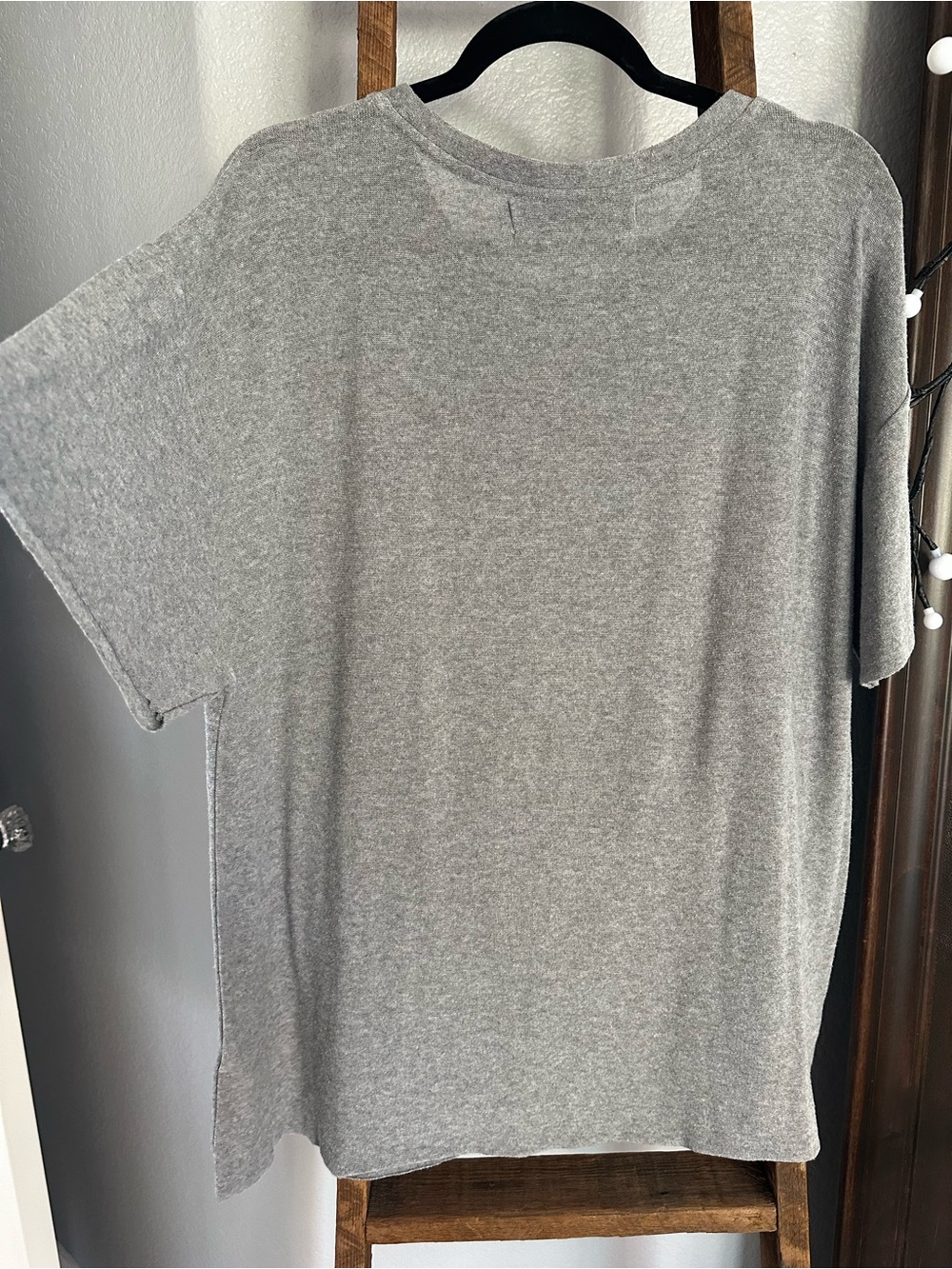 IRO men’s Gray Short Sleeve Crewneck Tee, size XL - Picture 5 of 11